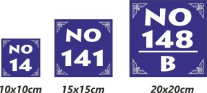 Numara Levhası Ebatları